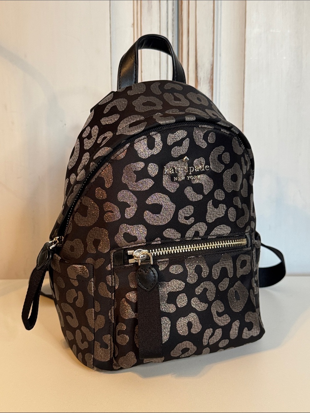 Kate Spade Ltd. Edition Leopard Chelsea The Little Better Backpack Purse Bag